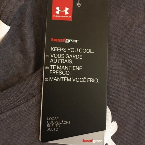 Under Armour Project Rock US DNA Bull Heat Gear Loose T-Shirt Size Women's Large - Picture 5 of 7